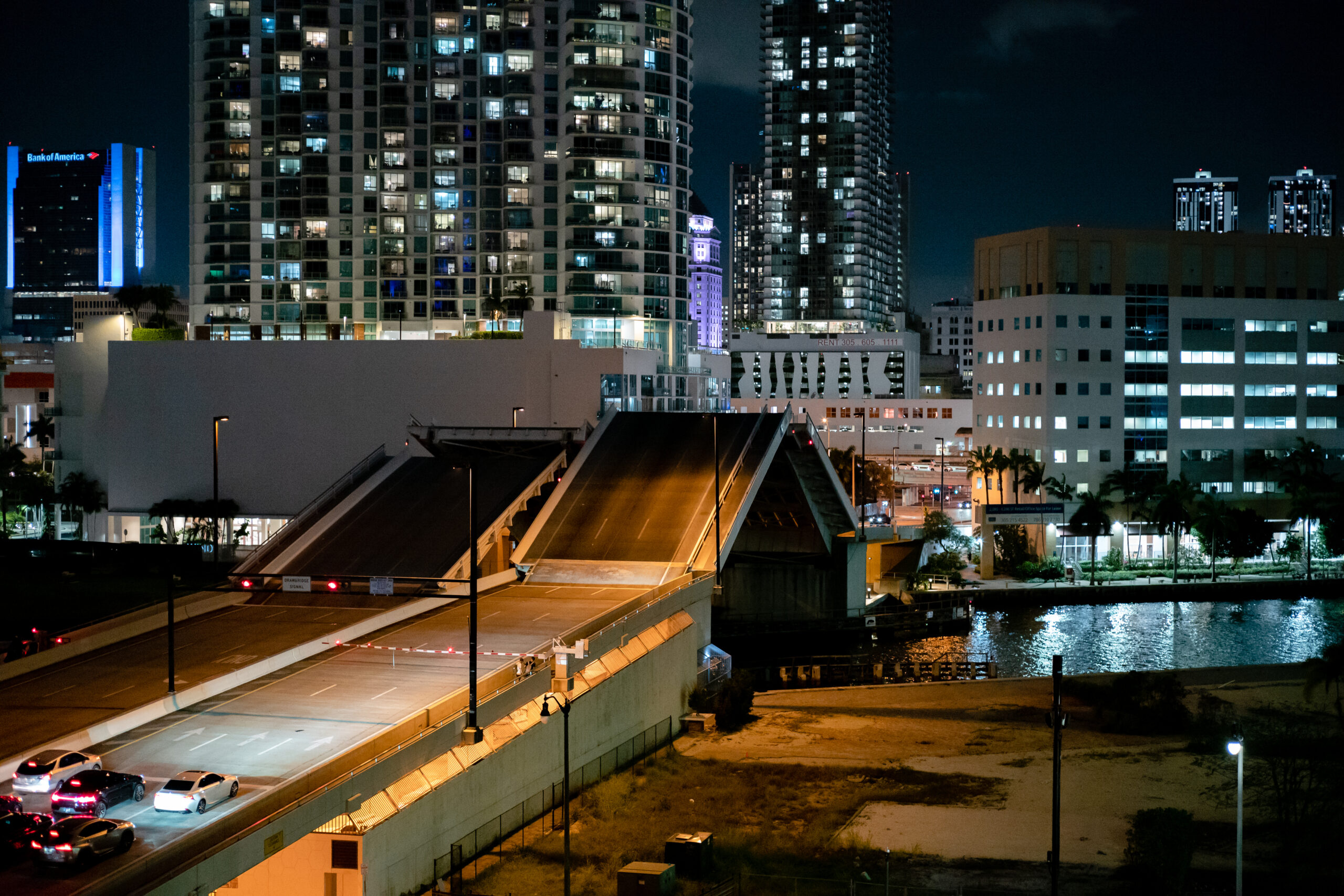 Brickell — night street scene